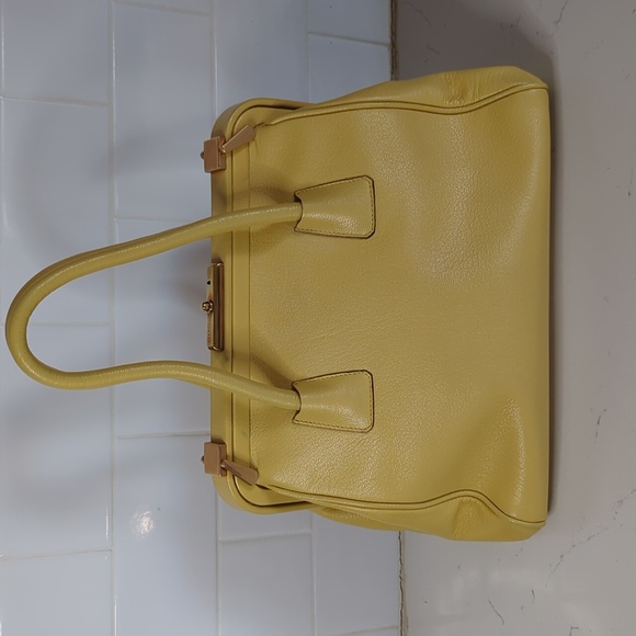 Prada Madras Cerneria yellow handbag - Picture 5 of 14